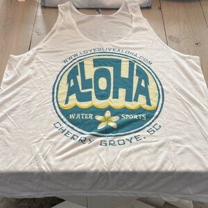 American Apparel White Sublimation Tank Size Large